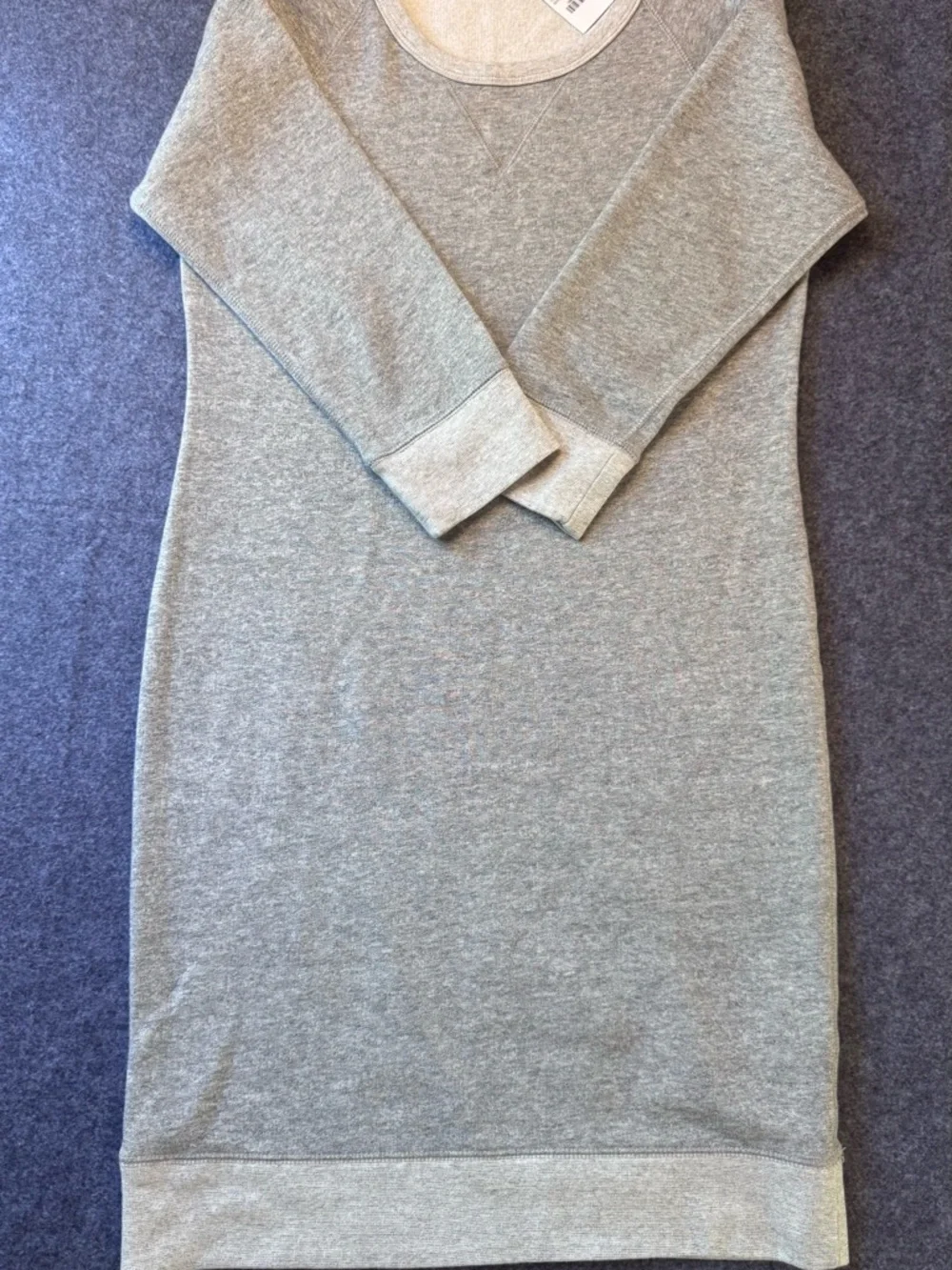 Women's Gray Knit Shift Dress